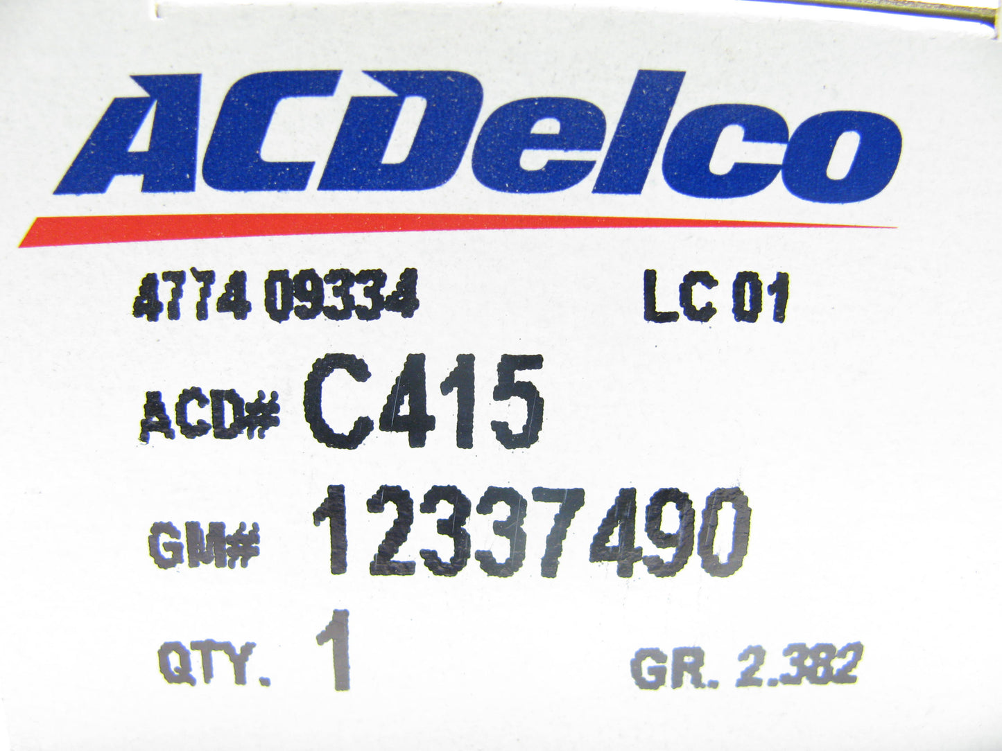 Acdelco C415 Ignition Distributor Rotor