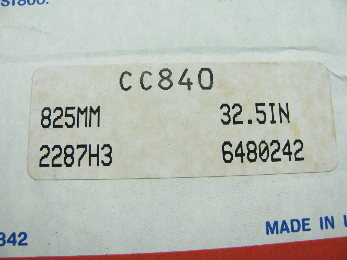 Acdelco CC840 Upper Speedometer Cable 32.5'' Long - 6480242