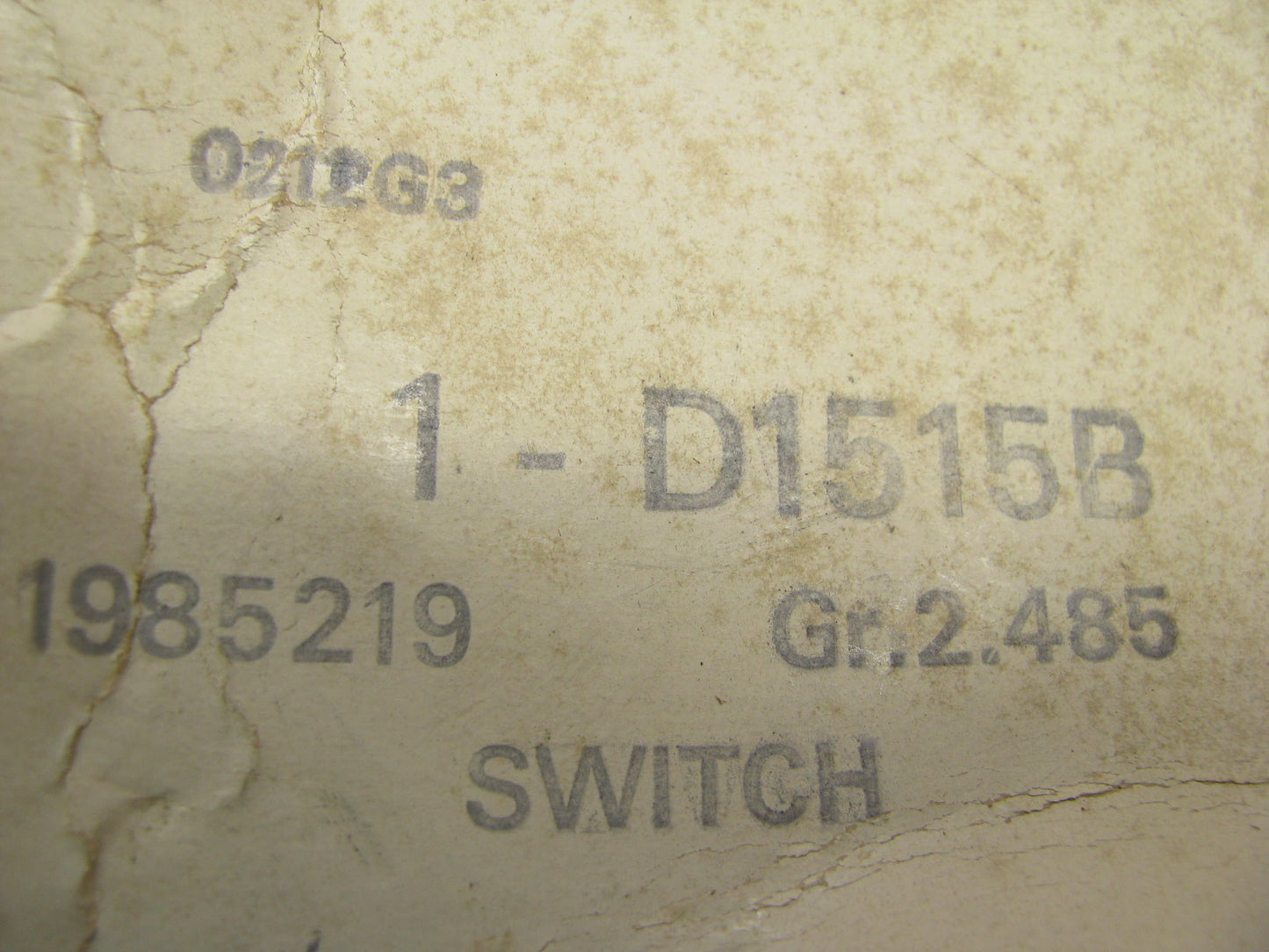 NOS Acdelco D1515B Twilight Sentinel Headlight Switch For 1985-1990 Olds 98