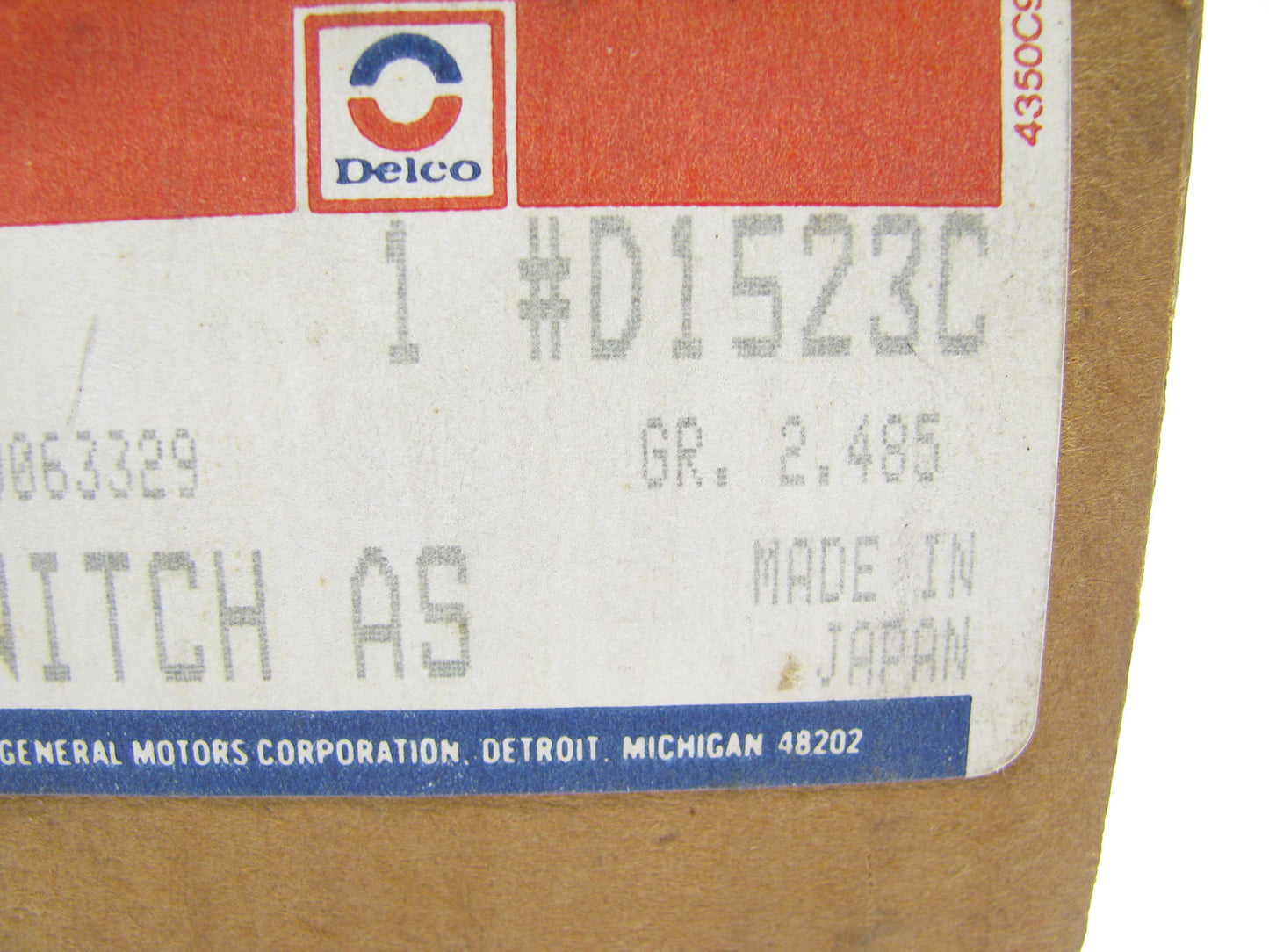 Acdelco D1523C Headlight Headlamp Switch For 1990 Pontiac Grand Prix