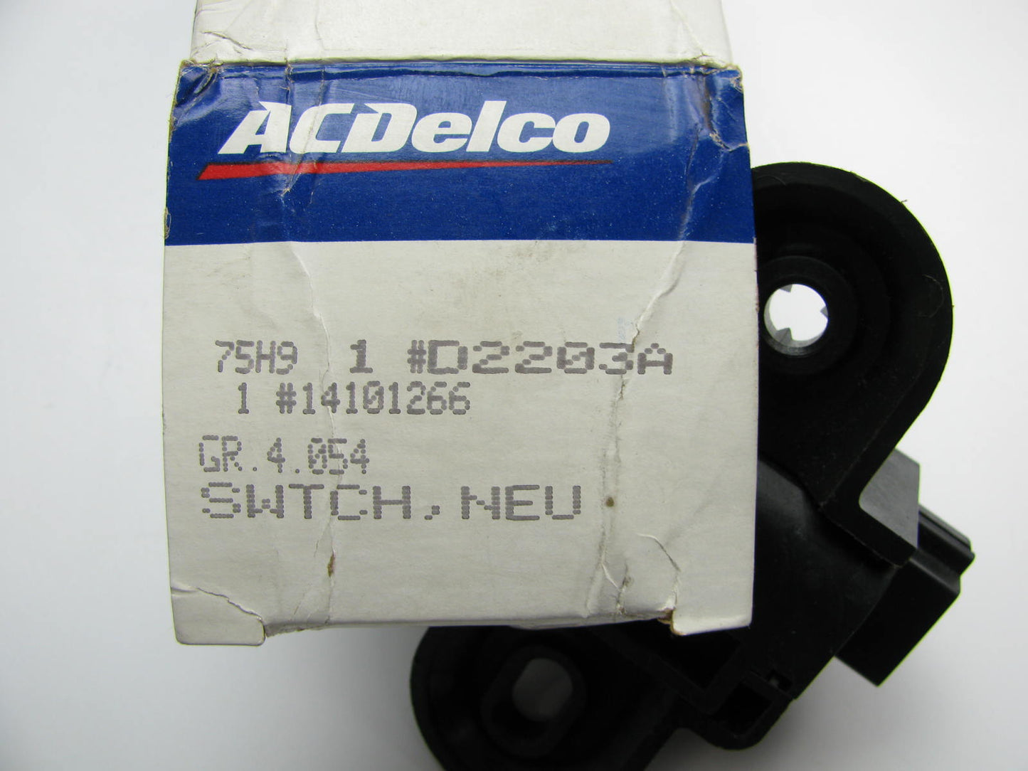 NOS OEM Acdelco D2203A Neutral Safety Switch (Manual Transmission Clutch Pedal)