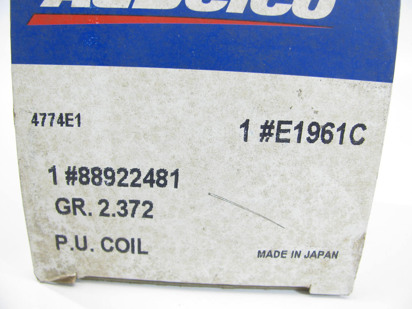Acdelco E1961C Distributor Ignition Pickup For 1982 Toyota Celica 2.8L-L6