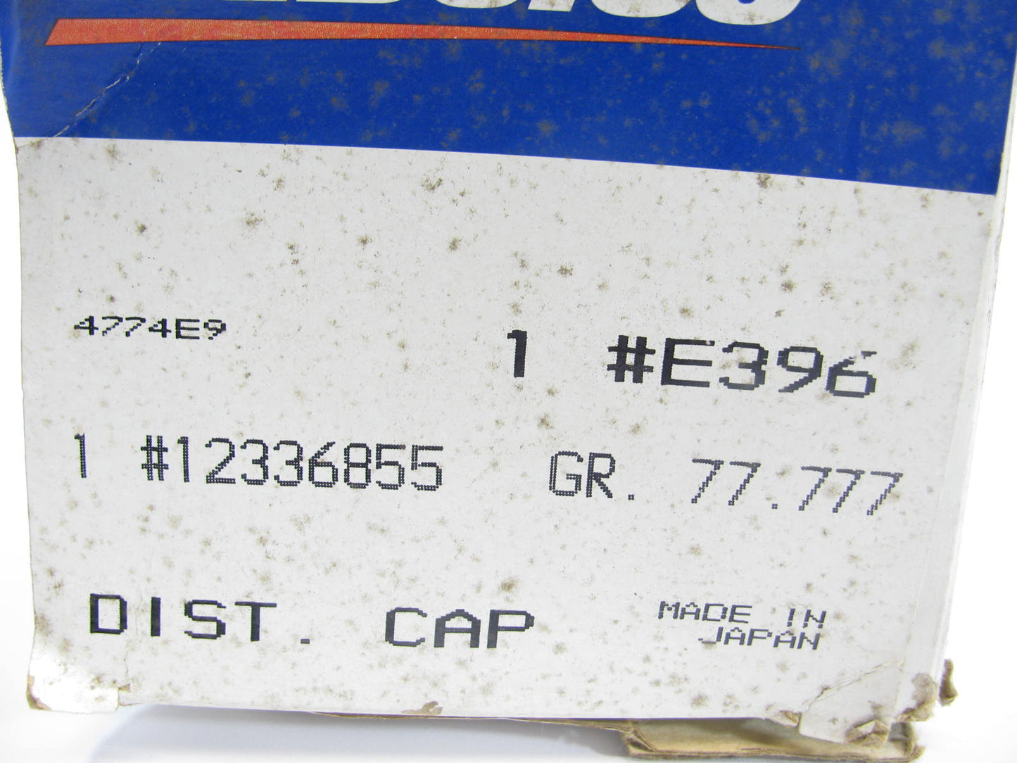 Acdelco E396 Ignition Distributor Cap For 1982-1986 Nissan 1.5L 1.6L-L4
