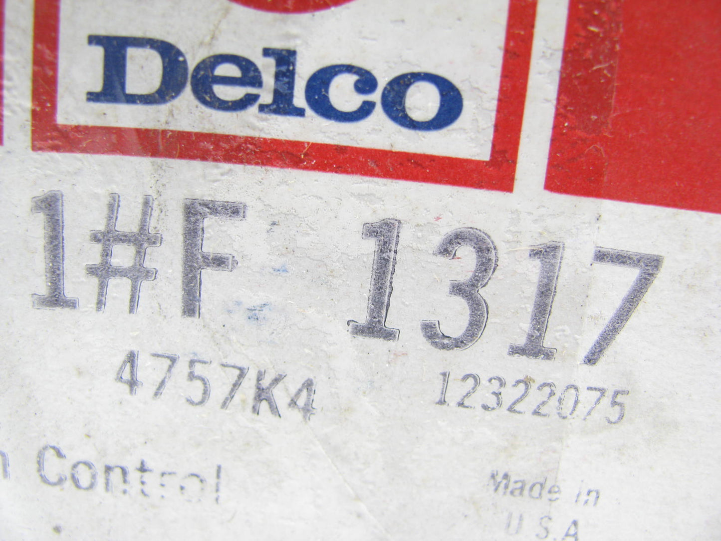 Distributor Vacuum Advance Acdelco F1317