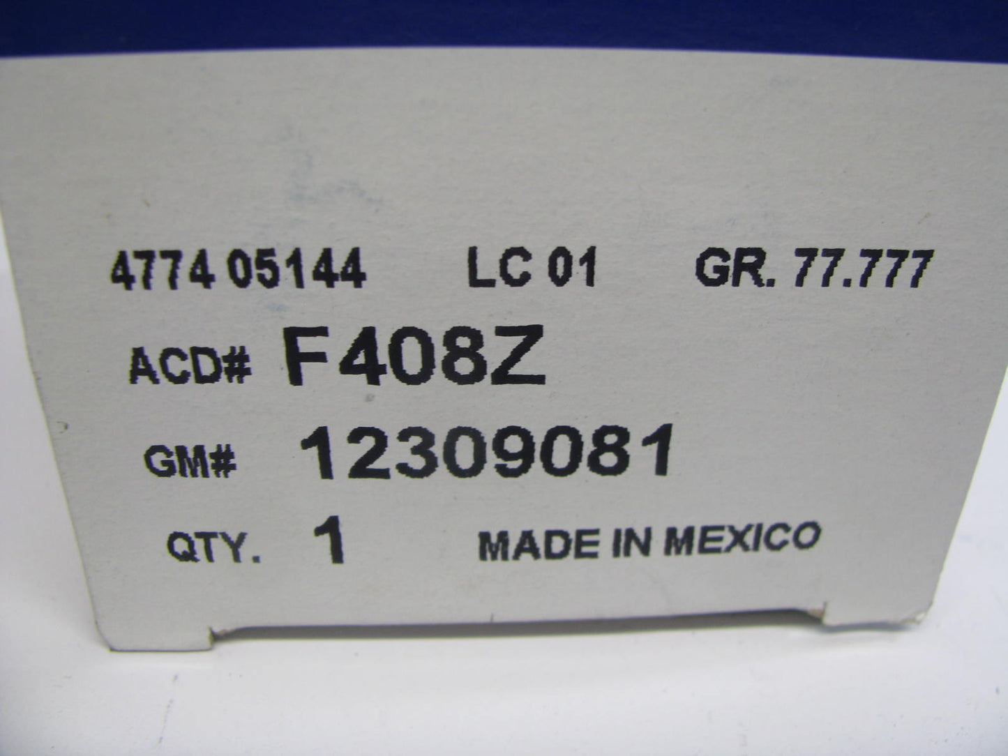 Acdelco F408Z Ignition Distributor Rotor - 12309081 4R1081 515603 FD118 F953