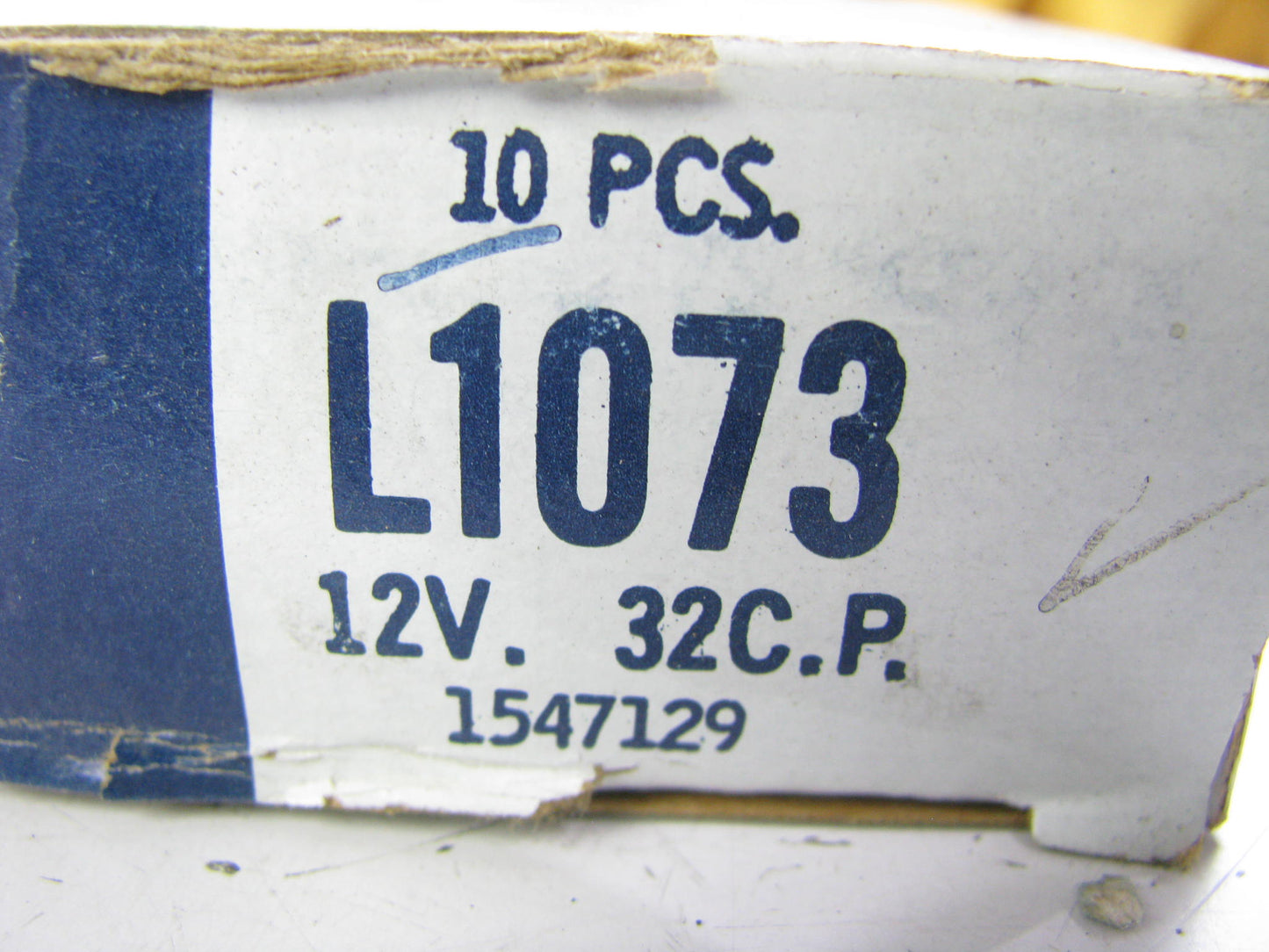 (10) Acdelco L1073 Turn Signal Lamp Light Bulb - 1073