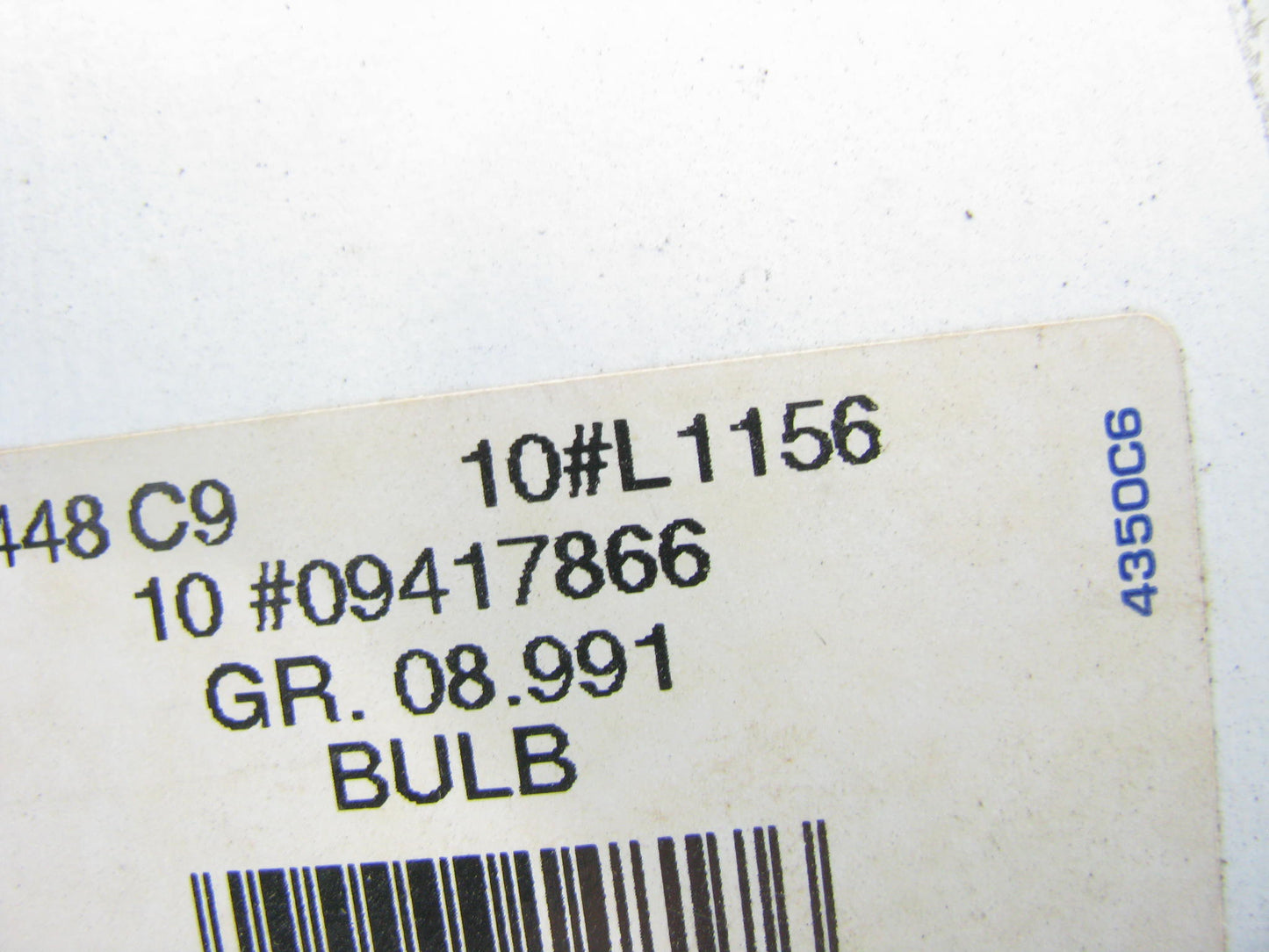 (x10) Light Bulb , Rear, Front, Back-up ACDelco GM Original Equip L1156 -