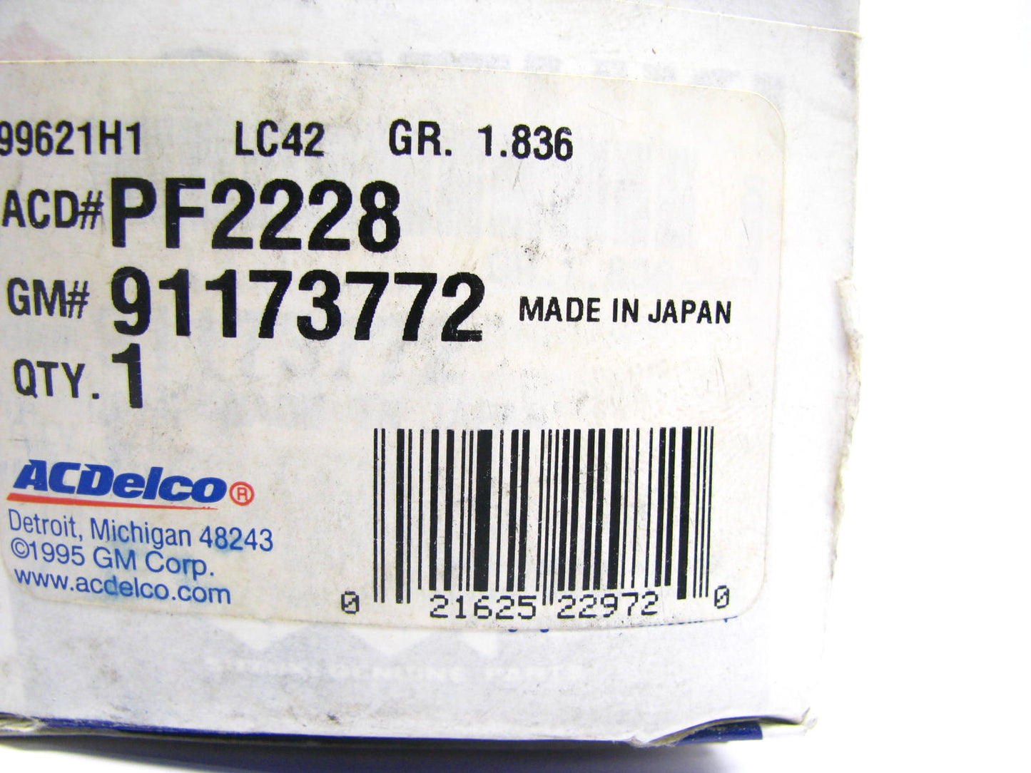 Acdelco PF2228 Engine Oil Filter
