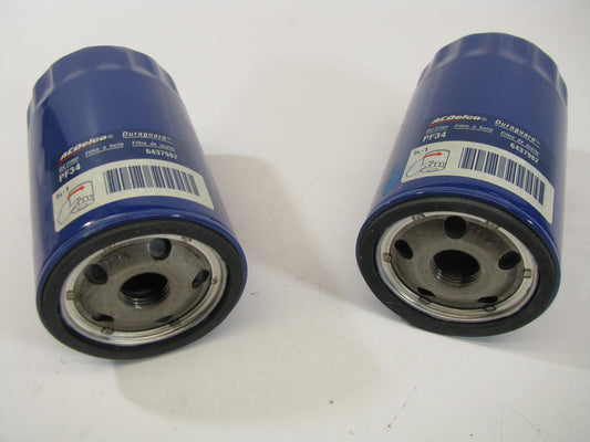 (2) Acdelco PF34 Engine Oil Filter Replaces PH2825 51364 L30042 PH561 LF387