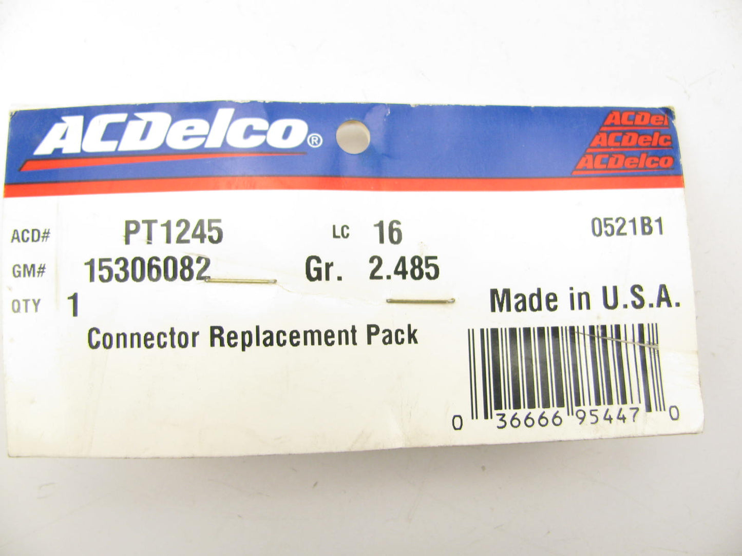 NEW GENUINE OEM Acdelco PT1245 Power Antenna Wiring Harness Connector 15306082