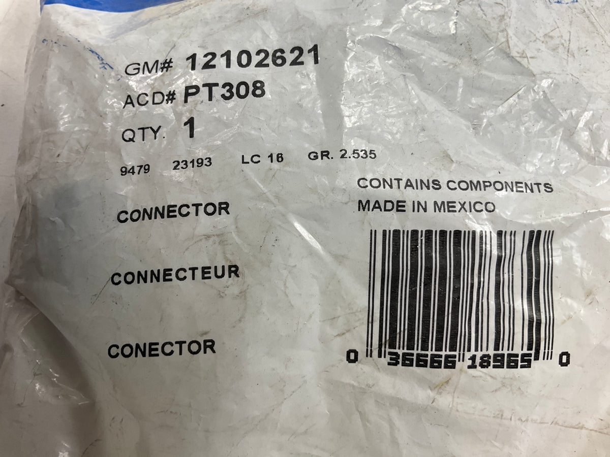 Acdelco PT308 Ignition Knock (Detonation) Sensor Connector