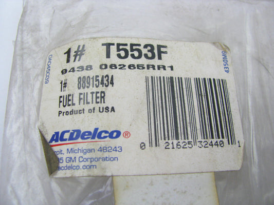 Acdelco T553F Fuel Filter Replaces C1174PL 33074 F60059 L274F FF944 FF4010