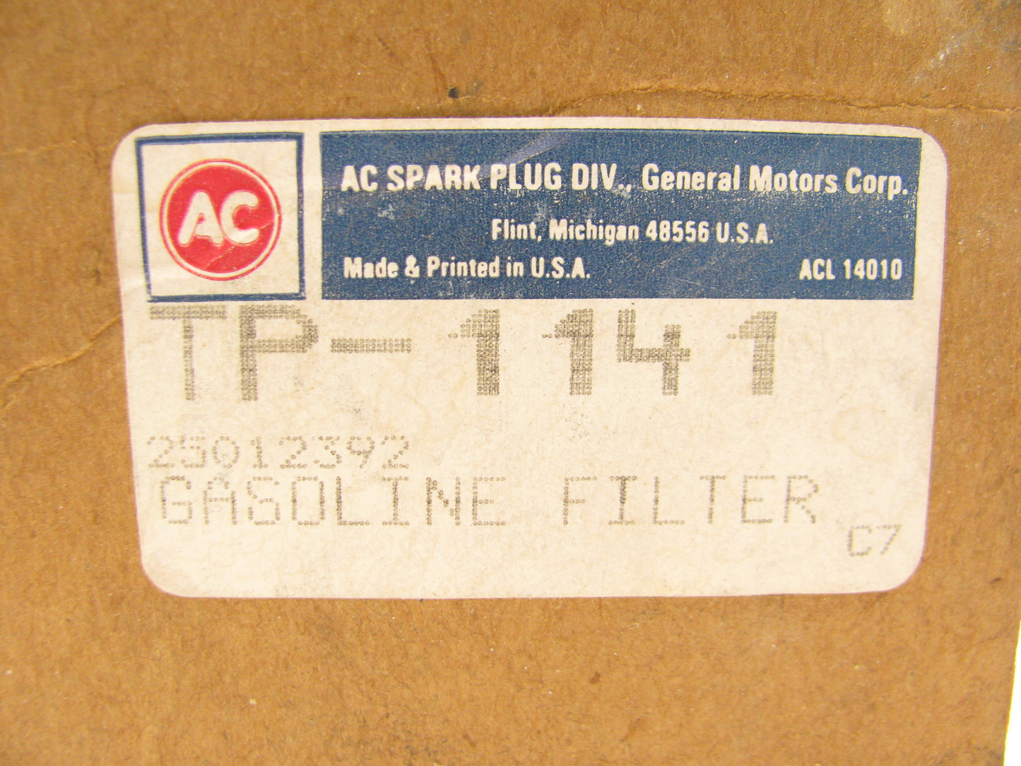 Acdelco TP-1141 Fuel Water Separator Filter Replaces PS3720 33476 F59173 FP889F