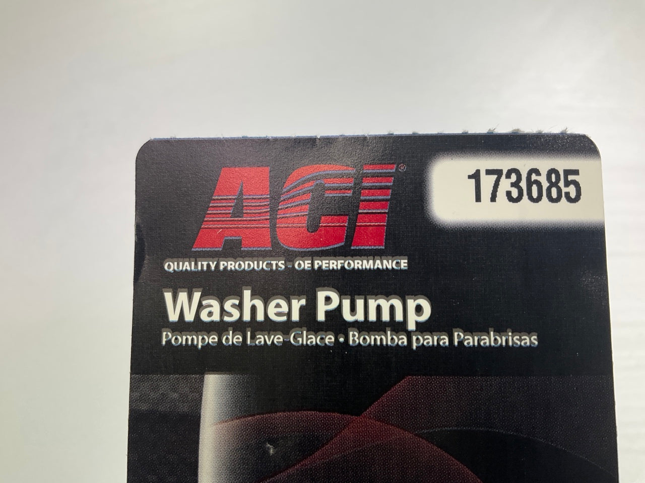 ACI 173685 Windshield Washer Pump