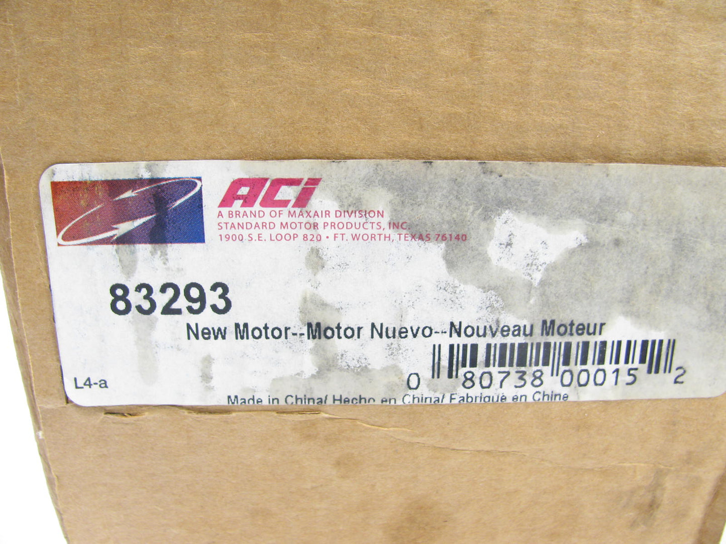 ACI 83293 Power Window Motor - Front / Rear