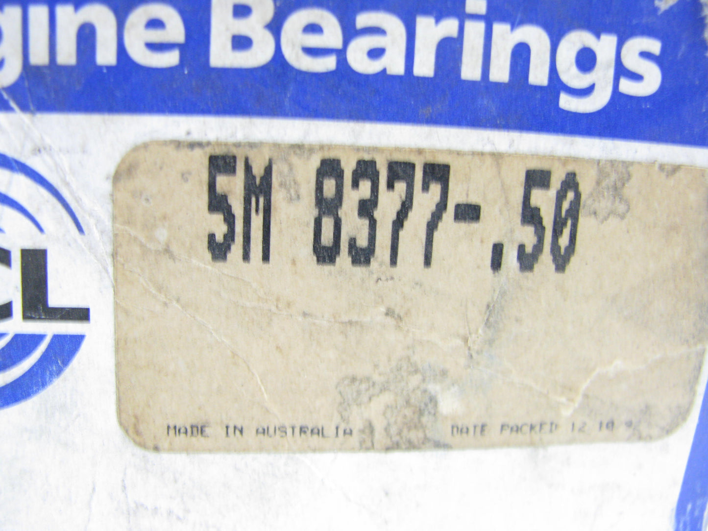 ACL 5M8377-50 Main Bearings .50mm 1991-2004 Toyota 2.4L 2RZ, 2.7L 3RZ & 2TZ