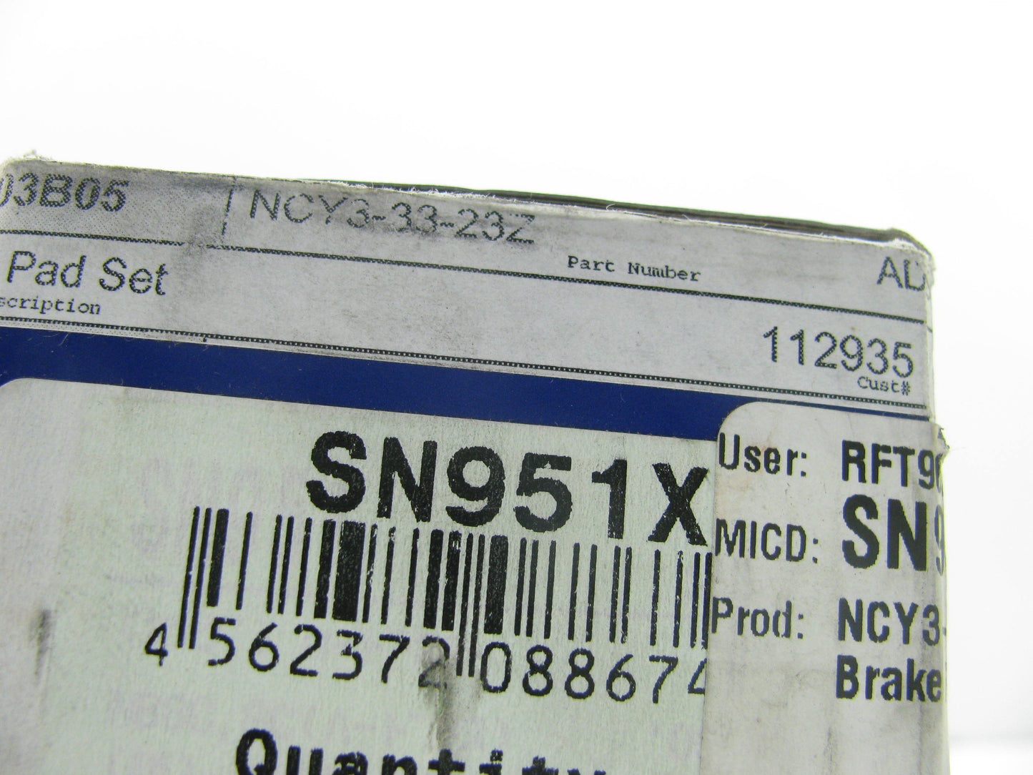 Advics SN951 Front Ceramic Disc Brake Pad Set For 2001-2005 Miata
