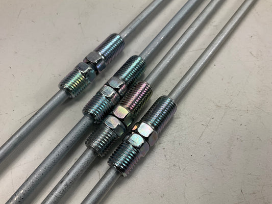 (4) AGS BL-330 Domestic Steel Brake Line, 3/16'' X 30'' Long, 3/8 - 24''