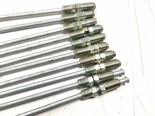 (10) AGS BL-372 Brake Lines, 3/16'' X 72'', US Thread, Standard Flare