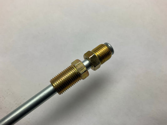 (10) AGS BL-412 Brake Line 1/4'' X 12'', 7/16 - 24 IN Threads