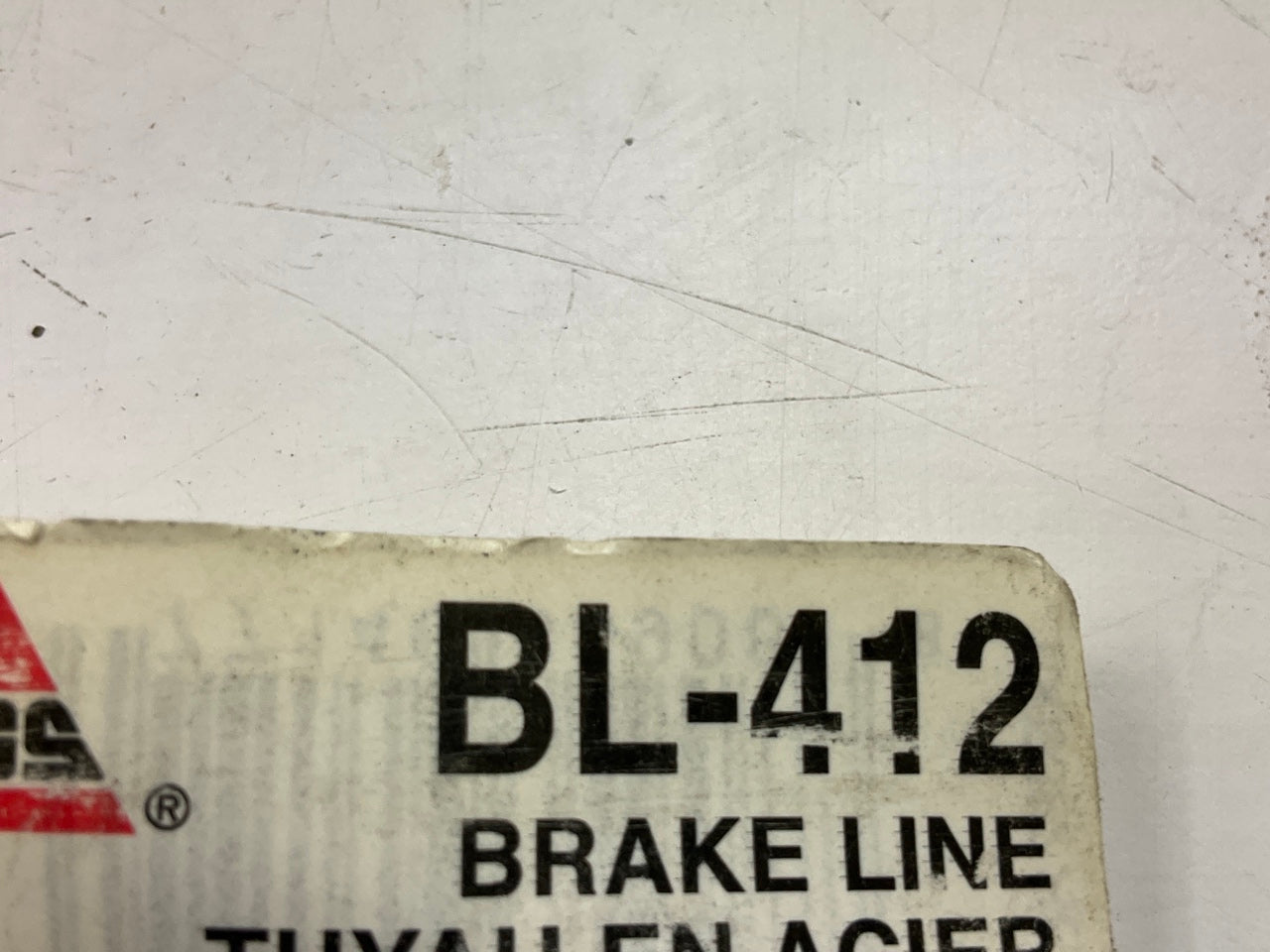 AGS BL-412 Brake Line 1/4'' X 12'', 7/16 - 24 IN Threads
