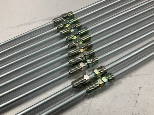 (10) AGS BL-430 Brake Lines - 1/4'' X 30'', SAE Domestic 7/16''-24 Fittings