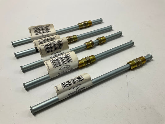 (5) AGS BL-508 Steel Brake Line Assembly, Domestic Style, 5/16 X 8''