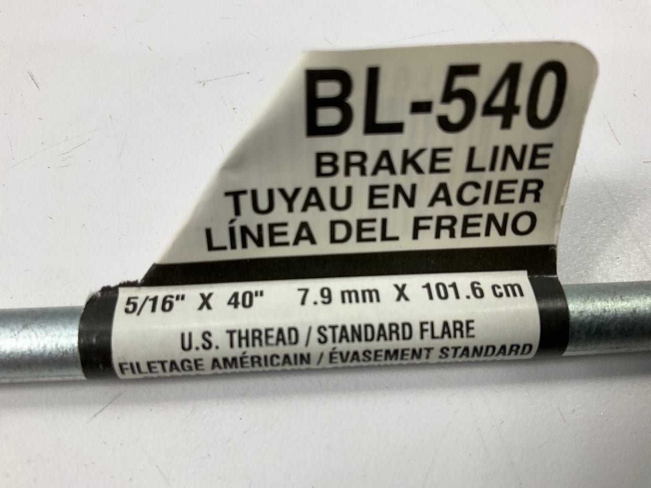 (4) AGS BL-540 Brake Lines, 5/16'' X 40'', 1/2-20'' US Thread Fittings