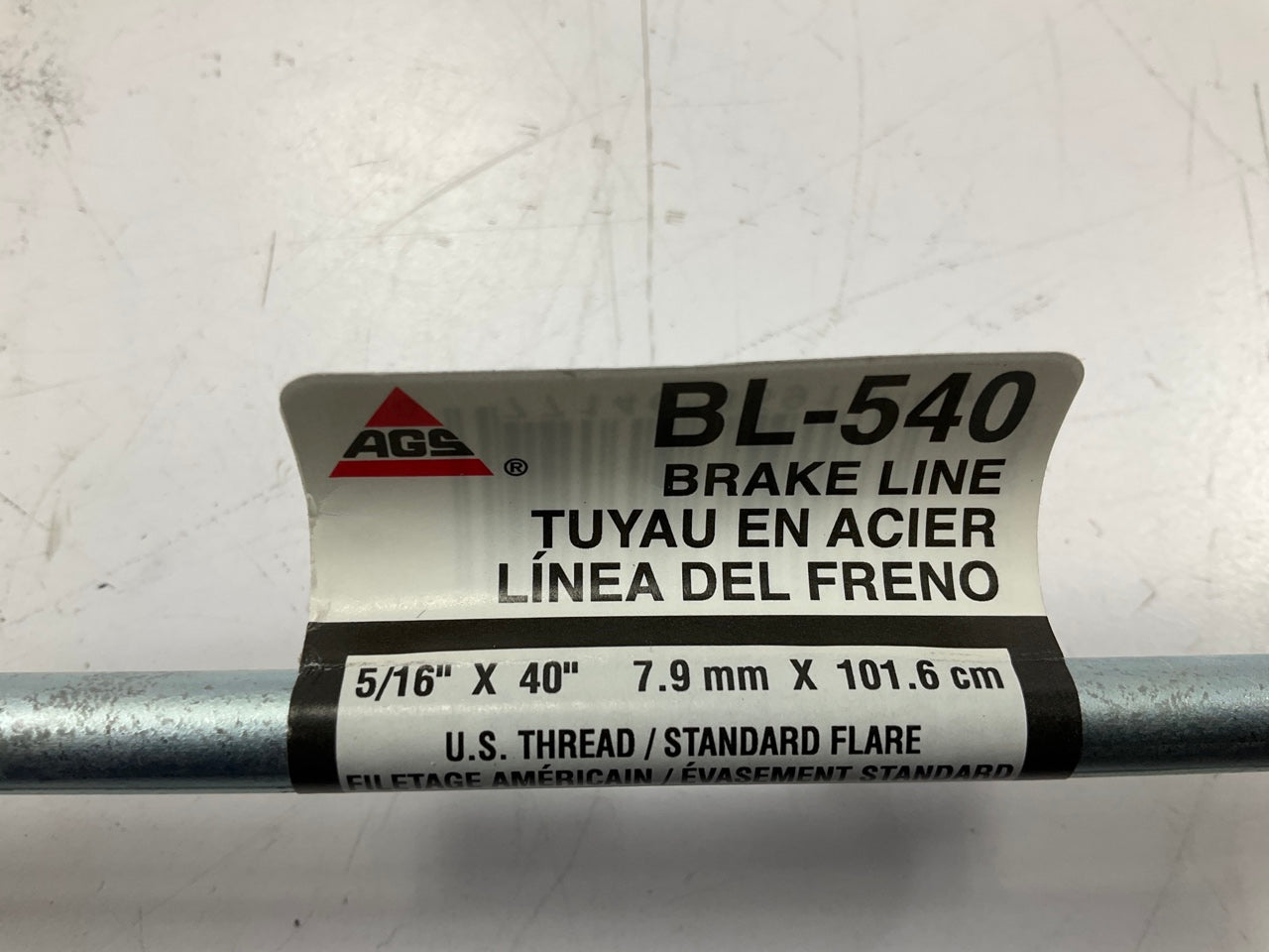 (5) AGS BL-540 Brake Lines, 5/16'' X 40'', 1/2-20'' US Thread Fittings