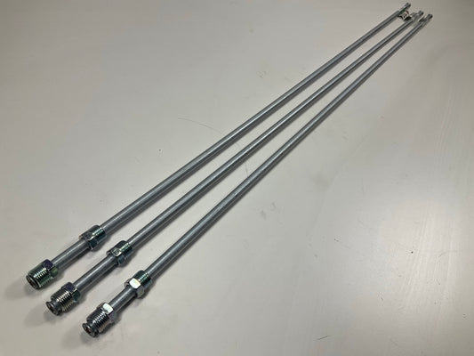 (3) AGS BL640 Copper Nickel Alloy Brake Line, 40'' Long, 3/8'' Diameter, Universal