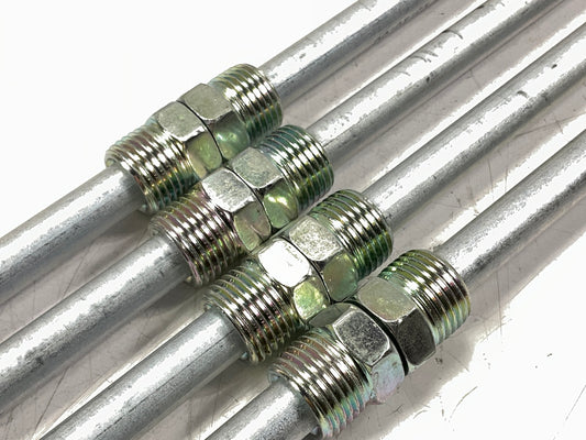 (4) AGS BL-640 Brake Lines, 3/8'' X 40'', US Thread, 5/8-18'' Fittings