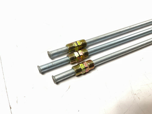 (3) AGS BL-651 Universal Domestic Steel Brake Line, 3/8'' X 51''