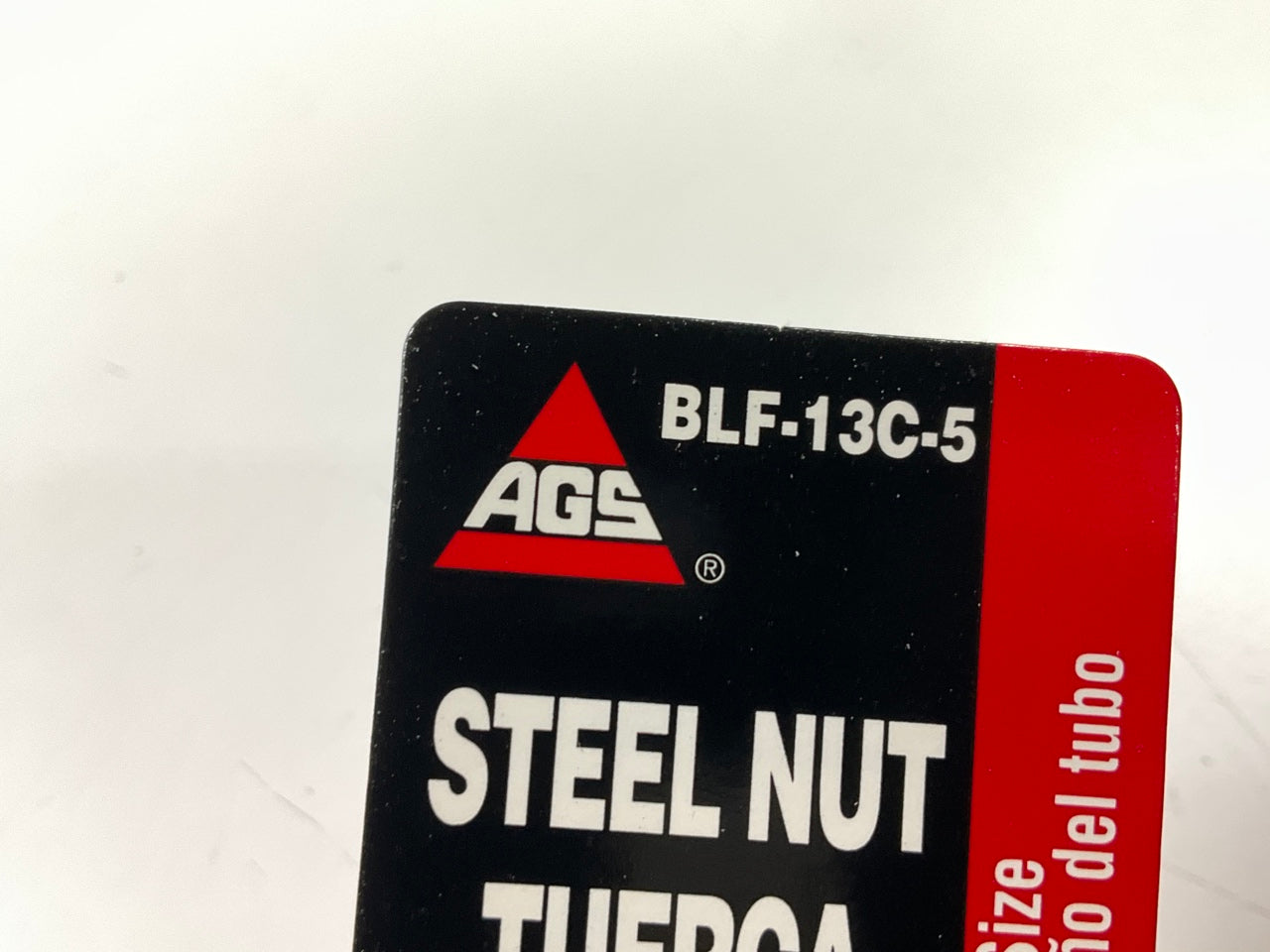 (5) AGS BLF-13C Steel Tube Nut, 1/4'' (7/16''-24) Inverted