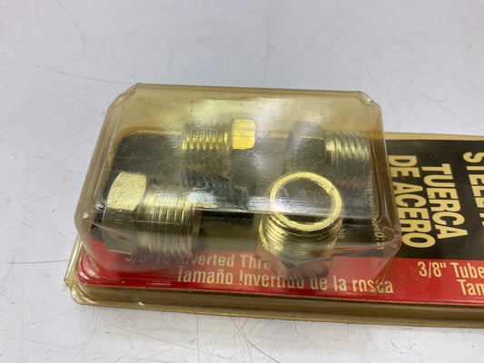 (5) AGS BLF-15C Steel Tube Nut, 3/8'' (5/8''-18) Inverted