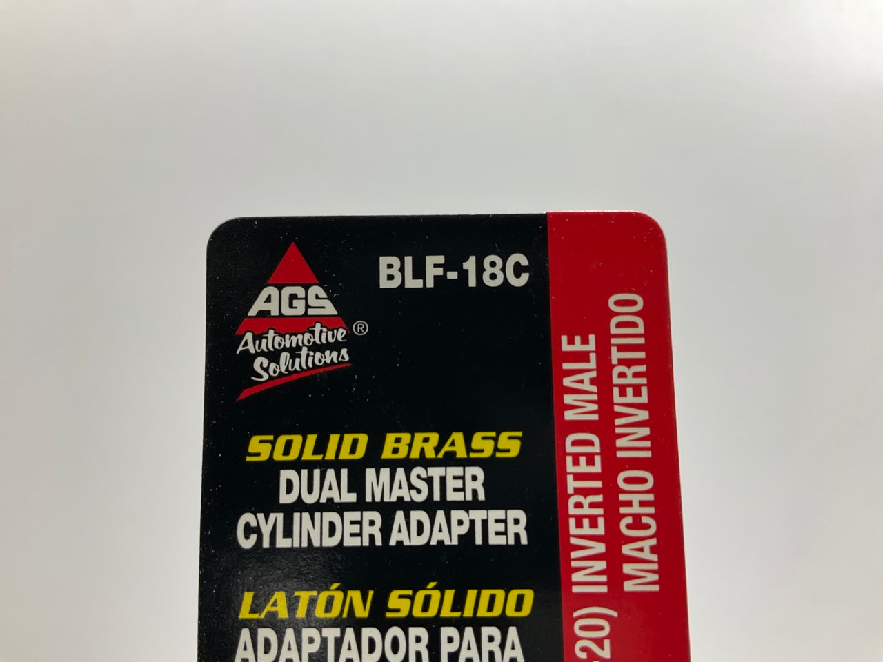 (5) AGS BLF-18C Brass Adapter, 5/8''-18 Inverted To 1/2''-20 Inverted
