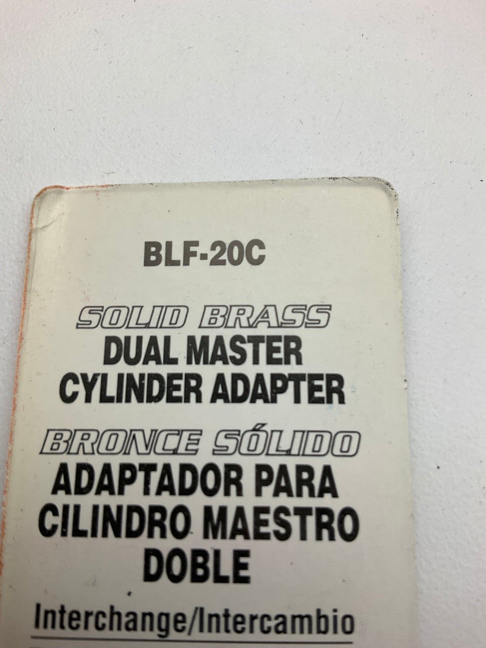 AGS BLF-20C Brass Adapter, 3/8''-24 Inverted To 1/2''-20 Inverted