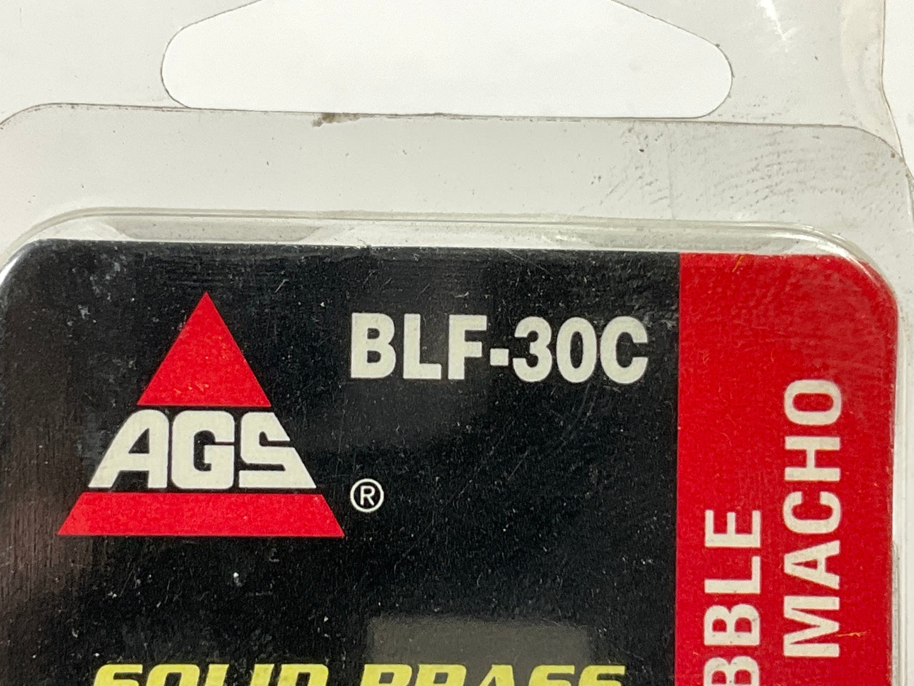 AGS BLF-30C Brass Adapter, 3/8''-24 Inverted To 3/8''-24 Bubble