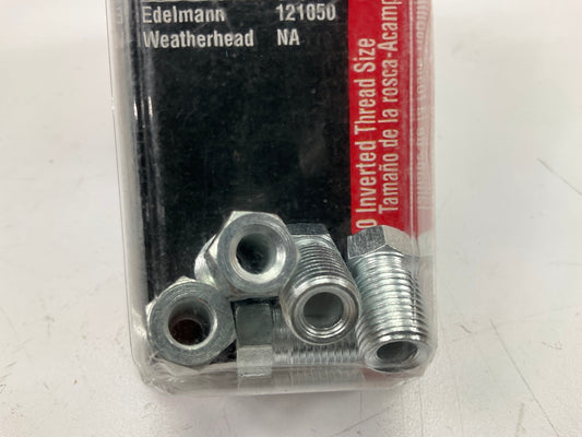 (5) AGS BLF-40C Brake Line Tube Nut, 3/16'' (M10 X 1.0) Inverted