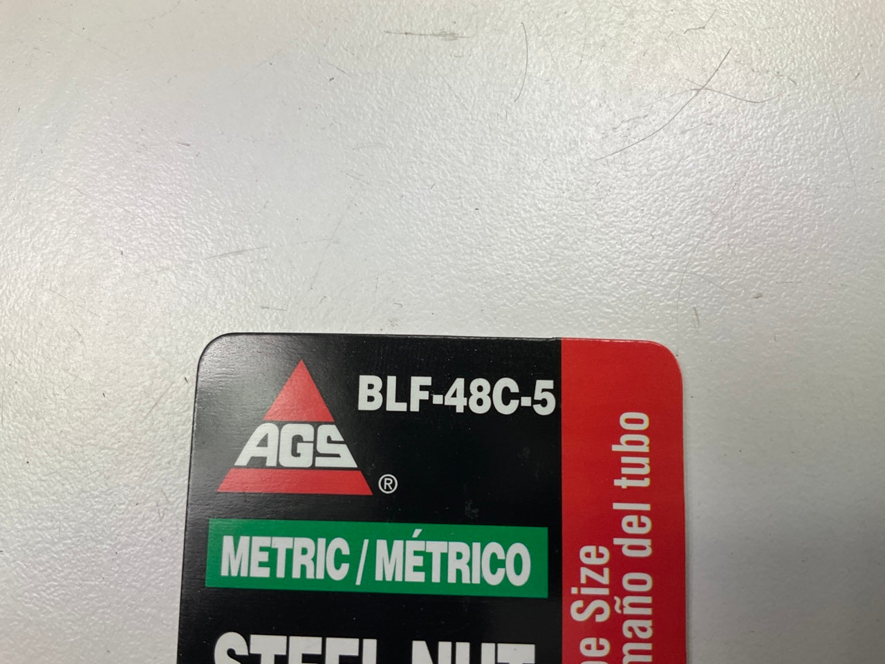 (5) AGS BLF-48C Steel Tube Nut, 3/16'' (M12 X 1.0) Bubble