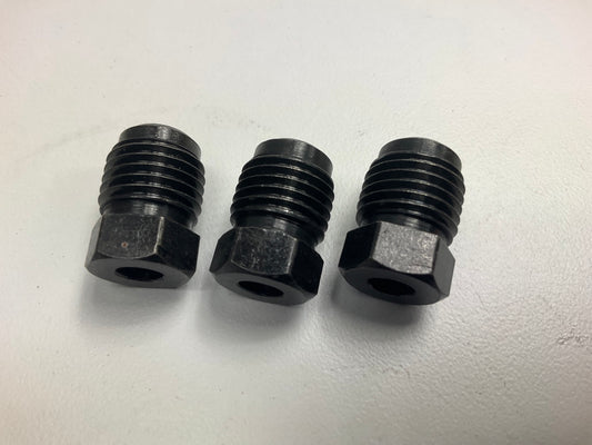 (3) AGS BLF-53C Steel Tube Nut, 6mm (M14 X 1.5) Bubble