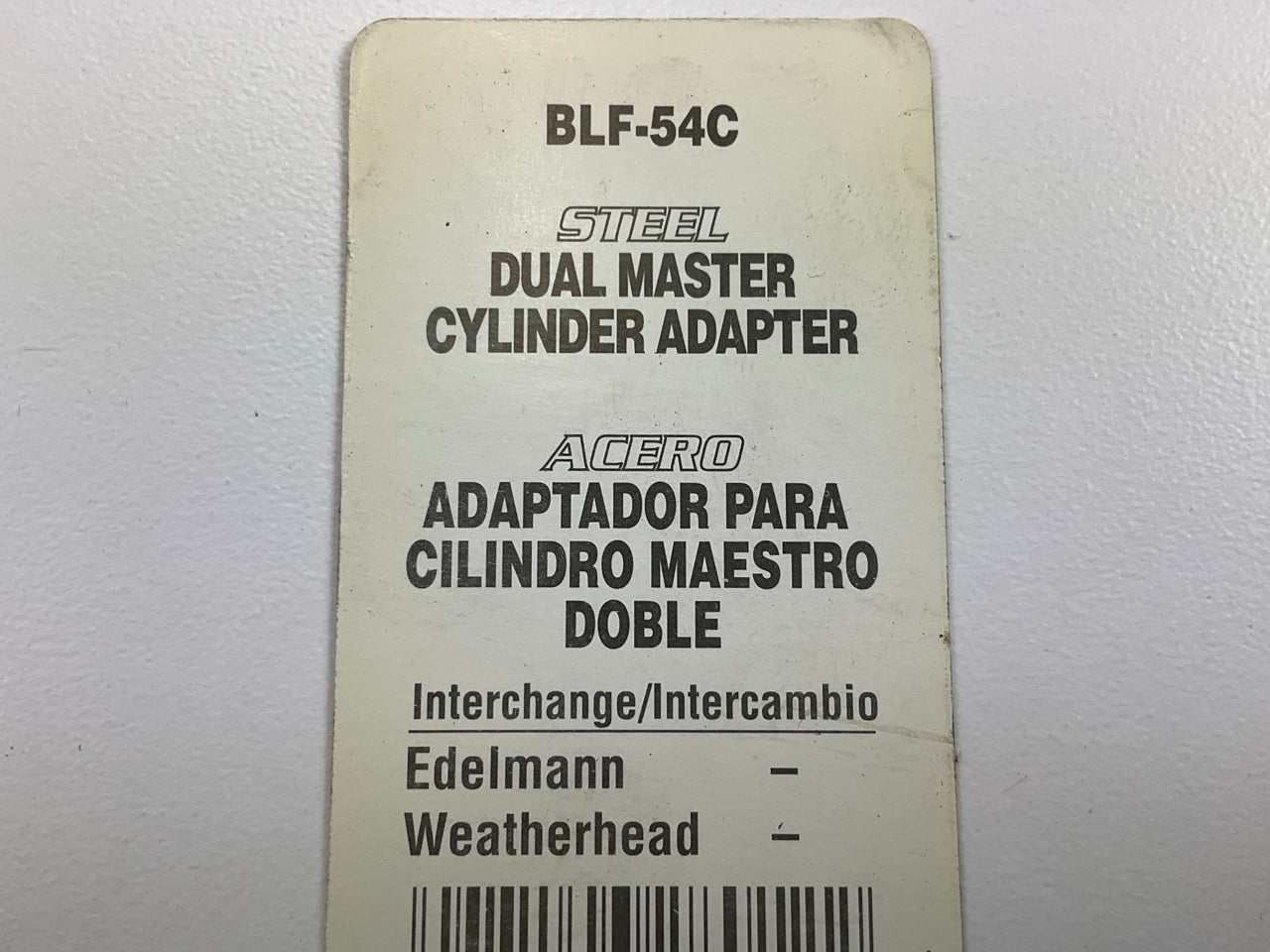 AGS BLF-54C Steel Adapter, 3/8''-24 Bubble To M9 X 1.0 Inverted