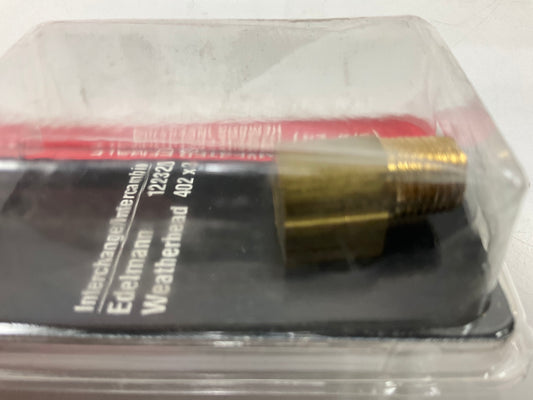 AGS BLF-56C Brass Male Elbow, 3/8''-24 Inverted To 1/8'' NPT
