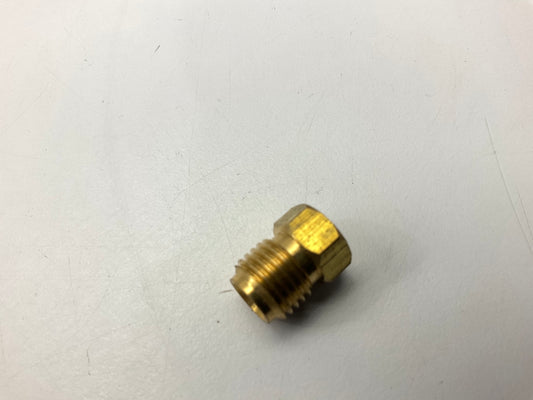 AGS BLF-60C Brake Line Brass Plug - 3/8''-24 Inverted