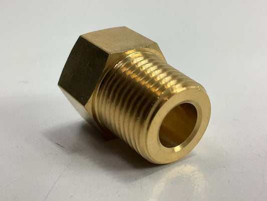 AGS BLF-88B Brake Line Connector, Female 5/8''-18 Inverted X Male 3/8''-18 NPT