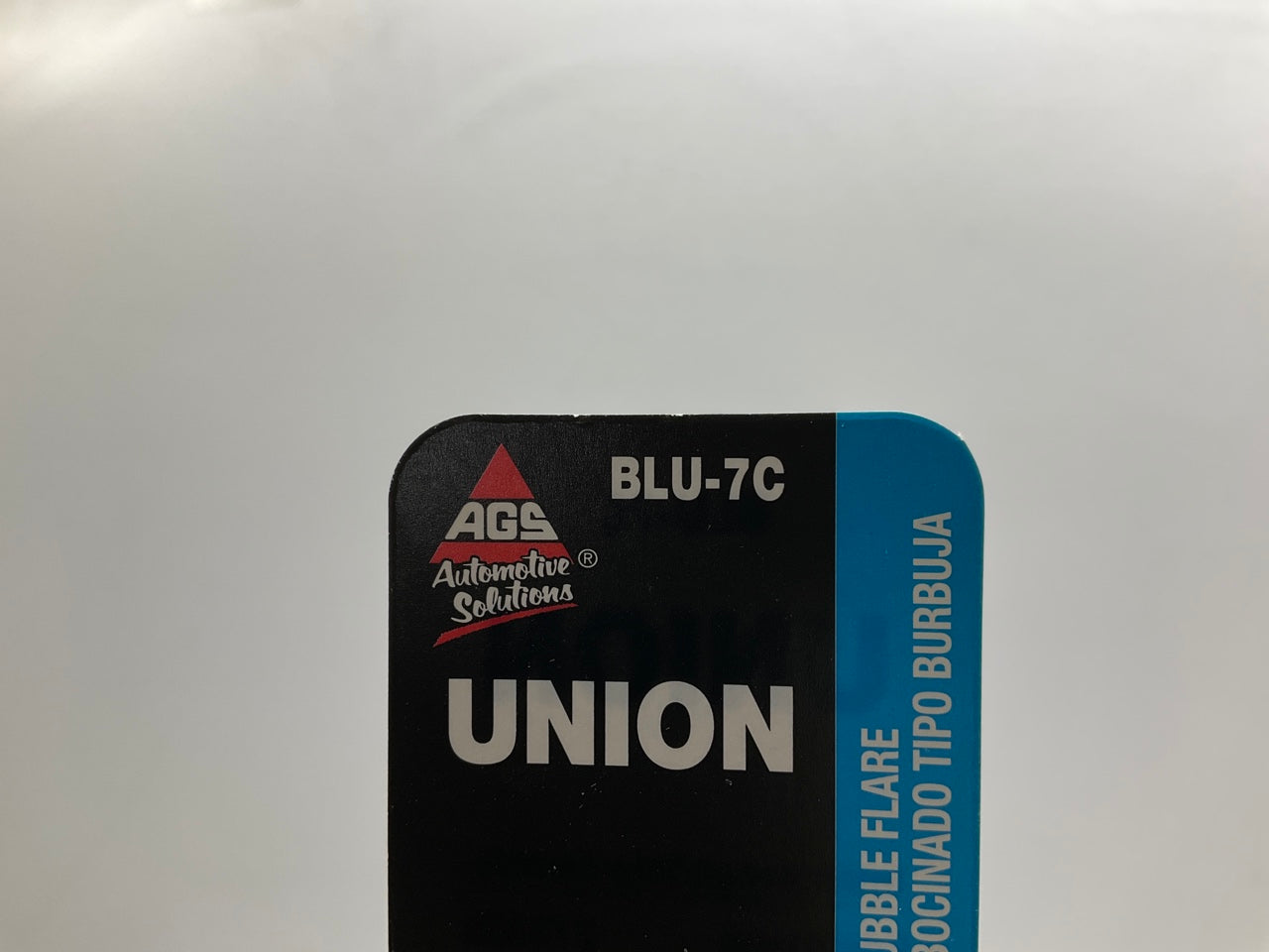 (5) AGS BLU-7C Steel Brake Line Union, 3/16'' (3/8''-24 Bubble)