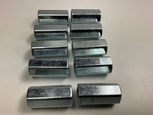 (10) AGS BLU-8 Steel Brake Line Union, 3/16'' (M10x1.0 Bubble)