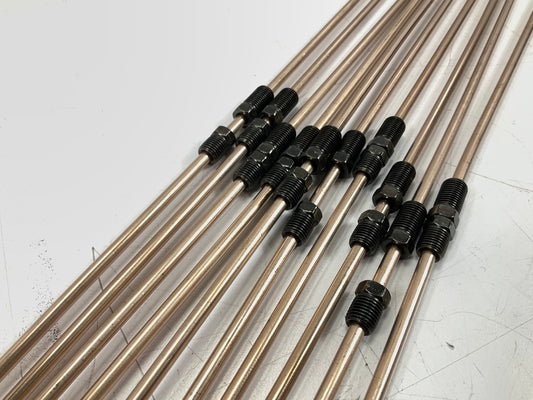 (10) AGS CN340 Domestic NiCopp Nickel / Copper Brake Lines, 3/16'' X 40'', 3/8-24''