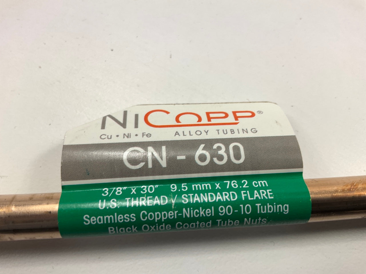 (4) AGS CN-630 NiCopp Copper Nickel Alloy Brake Line: 30'' Long, 3/8'' Diameter