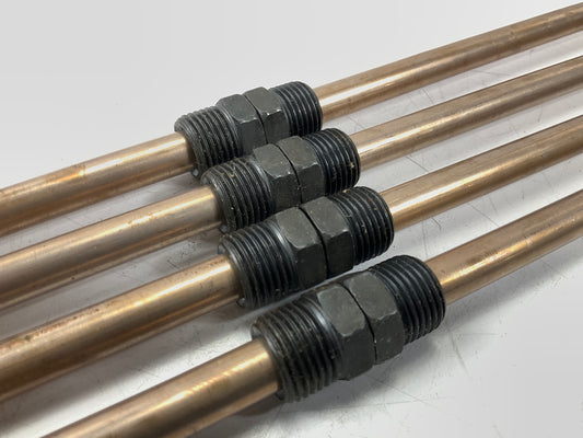 (4) AGS CN-651 NiCopp Copper Nickel Alloy Brake Line: 51'' Long, 3/8'' Diameter