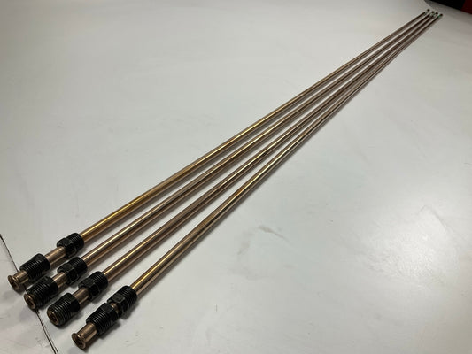 (4) AGS CN-672 Copper Nickel Alloy Brake Line: 72'' Long, 3/8'' Diameter
